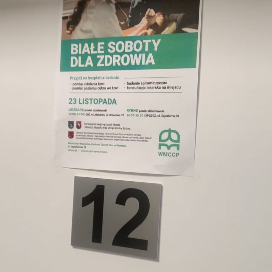 Biała sobota dla zdrowia